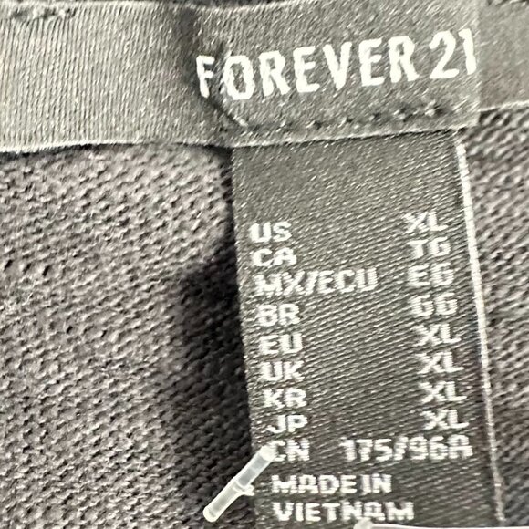 NEW! Forever 21 Button Down Shirt Collared Juniors XL Cotton Short Sleeve - Picture 7 of 12